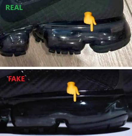 how do you know if vapormax are fake